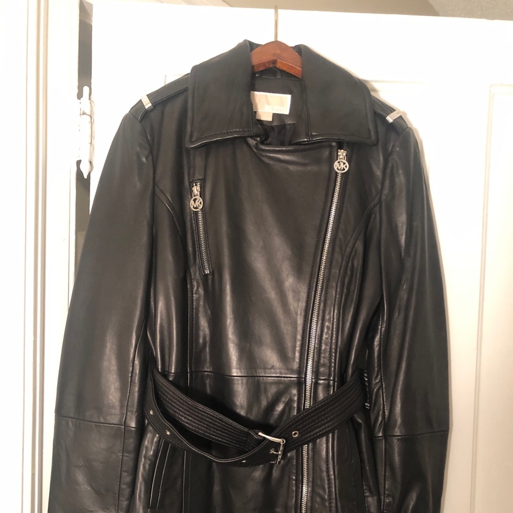 NWT MICHAEL KORS LEATHER JACKET